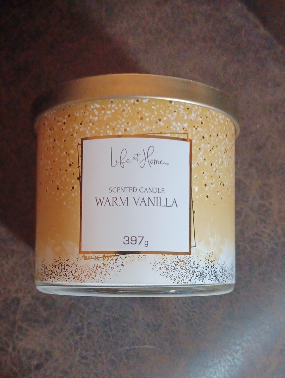 4/$80 New "Warm Vanilla" Scented Candle - 397 g